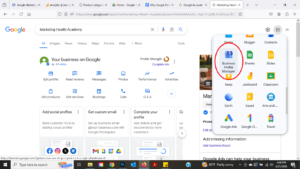 Google Business inside your Google account